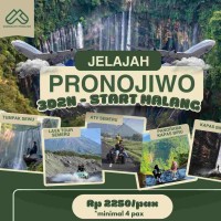 JELAJAH PRONOJIWO 3D2N START MALANG