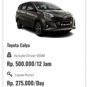 Rental  Toyota Calya Jogja