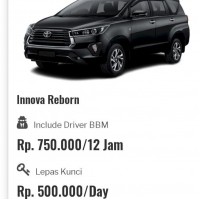 Rental Innova Reborn  Jogja